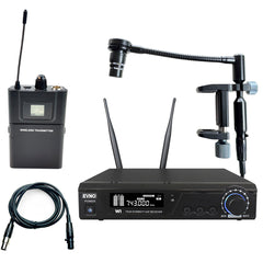 Evno VLX-W1B Beltpack Wireless Violin & Viola Microphone