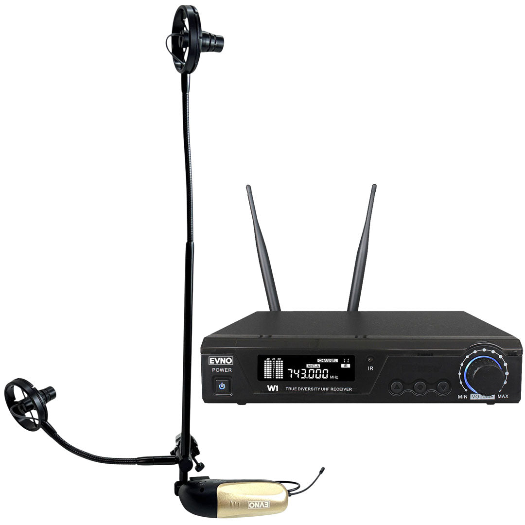 Evno BCX-W1 Wireless Bass Clarinet Double Microphone