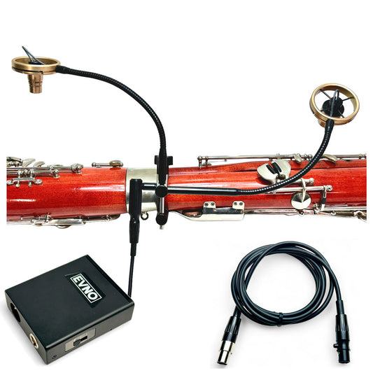 Evno BSX2 Double Bassoon Microphone (Wired Double Mic System)