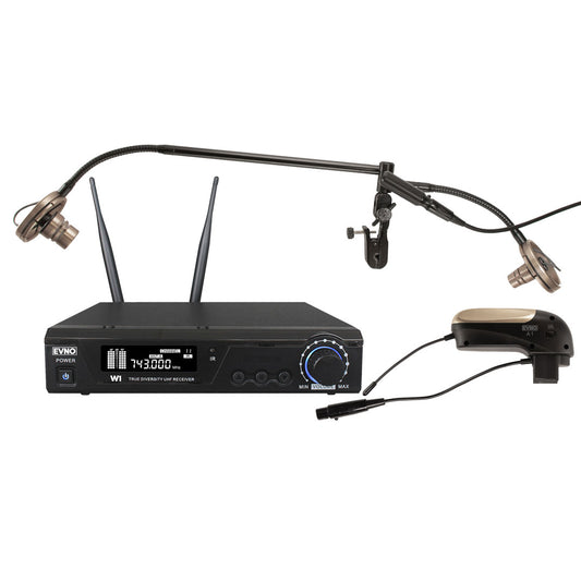 Evno SPX2-W1 Wireless Soprano Microphone System(Complete Wireless System)