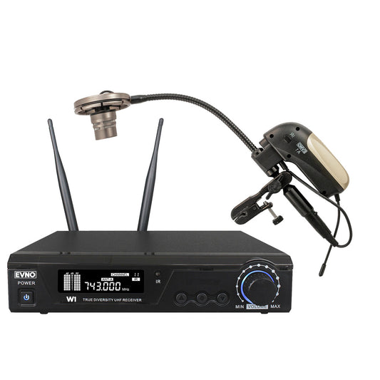 Evno SX-W1 Wireless Saxophone Microphone (Complete Wireless System)