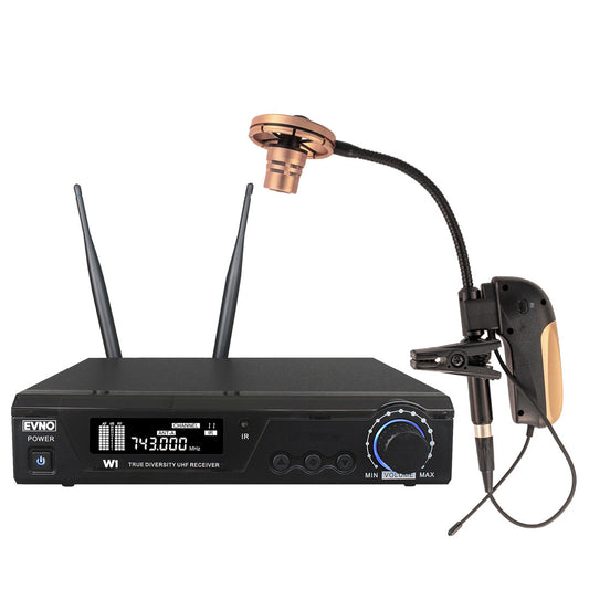 Evno TPX1-W1 Wireless Trumpet Microphone (Complete Wireless System)