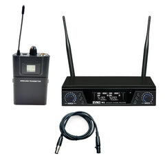 Evno VLX-W2B Dual Wireless Violin Microphone - Belt pack